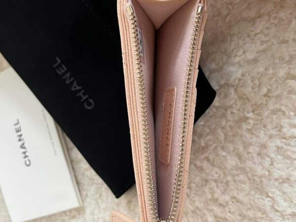 23S light beige zip card 3:27 PM holder wallet - Image 5