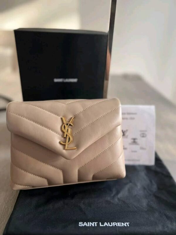 YSL Toy Lou Lou in Dark Beige