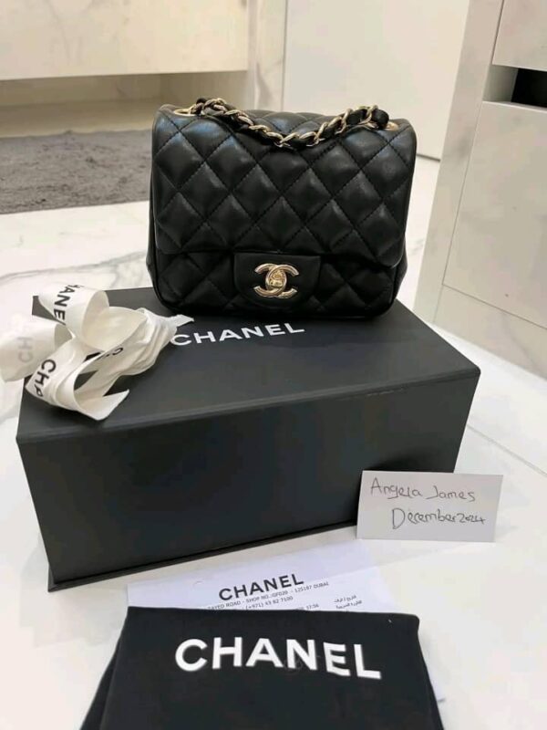 Chanel Black Mini Square