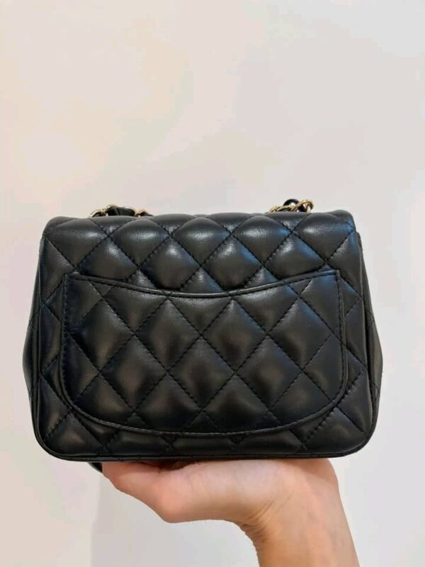 Chanel Black Mini Square - Image 5